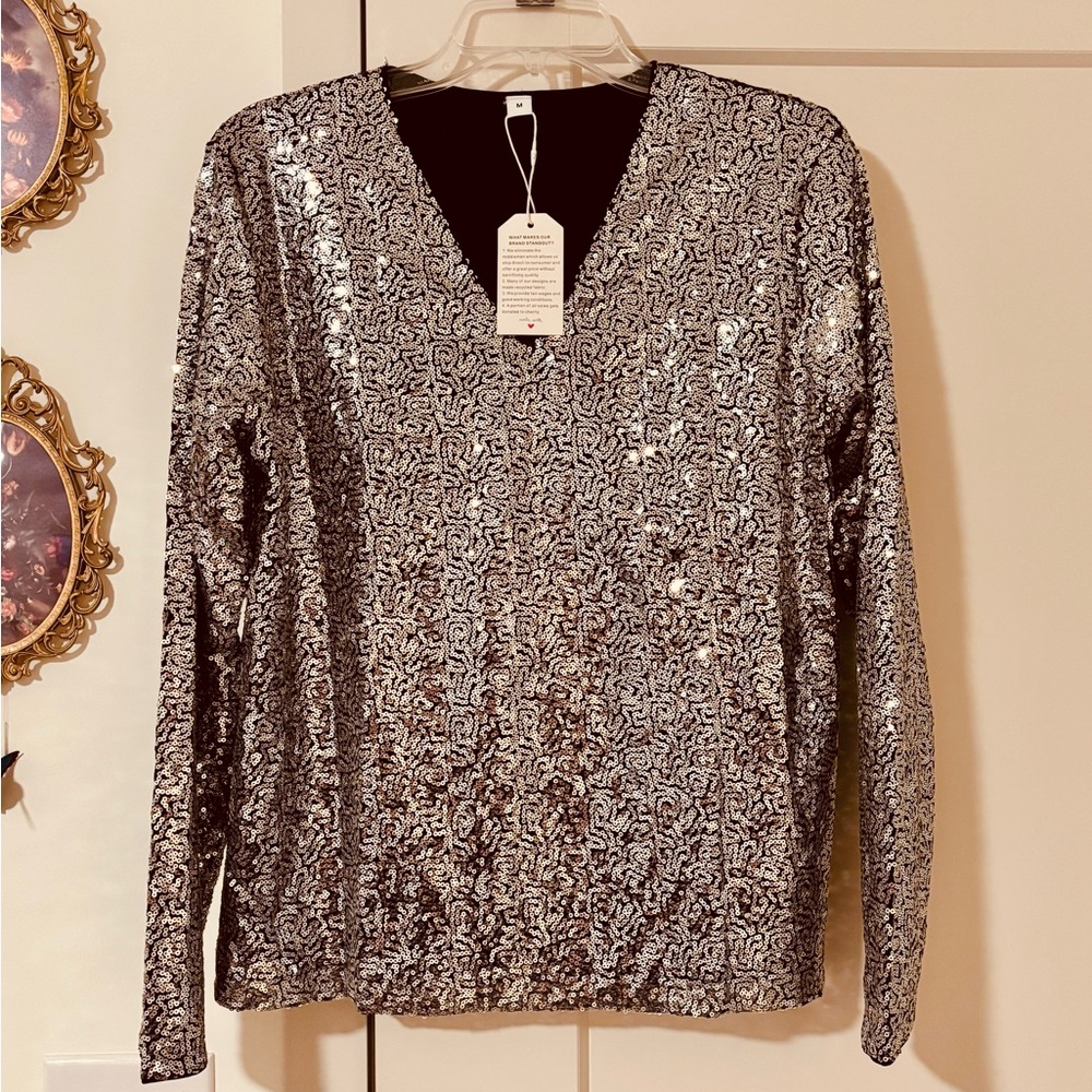 Ready for the Party Sequin top!